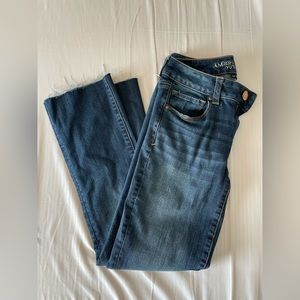 American Eagle Outfitters Flare Cropped Jeans